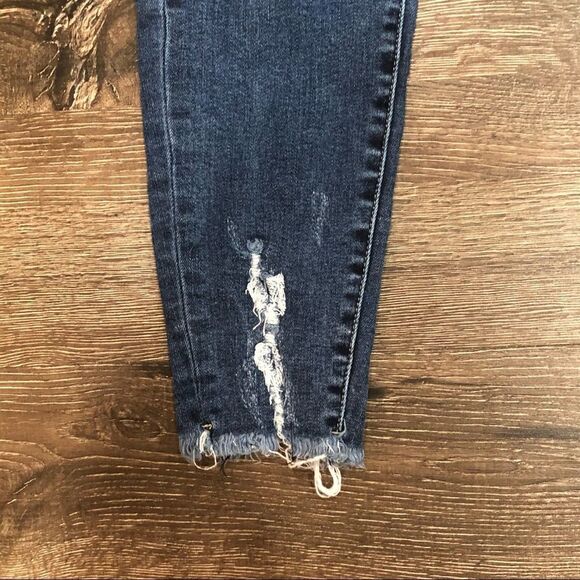 KanCan Larisal High Rise Patched Ankle Skinny Jeans - Picture 15 of 16